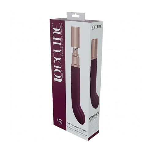 Vibrador Traveler G-Spot de LoveLine con Característica Recargable