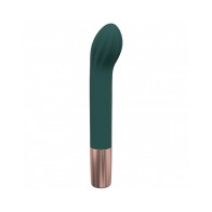 LoveLine Traveler G-Spot Silicone Vibrator - Forest Green