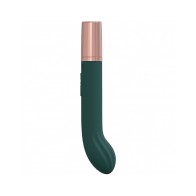 LoveLine Traveler G-Spot Silicone Vibrator - Forest Green