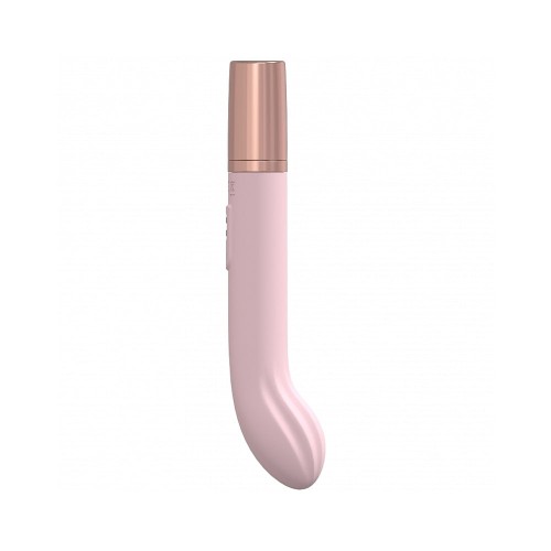 Vibrador Recargable de Silicona para G-Punto LoveLine Traveler Rosa