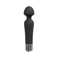 Royal Gems Scepter Black Silicone Vibrator