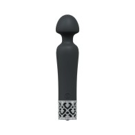 Royal Gems Scepter Black Silicone Vibrator