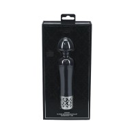 Royal Gems Scepter Black Silicone Vibrator