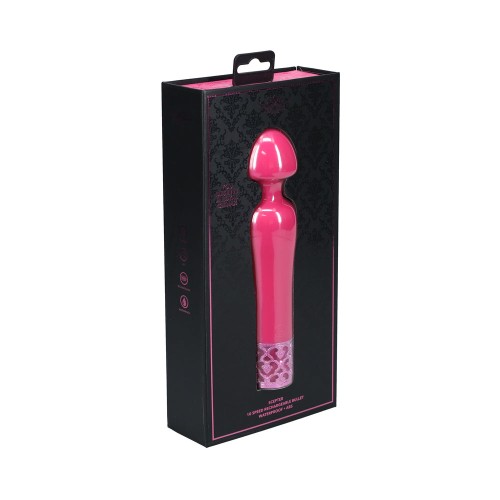 Royal Gems Scepter Rechargeable Vibrator Pink