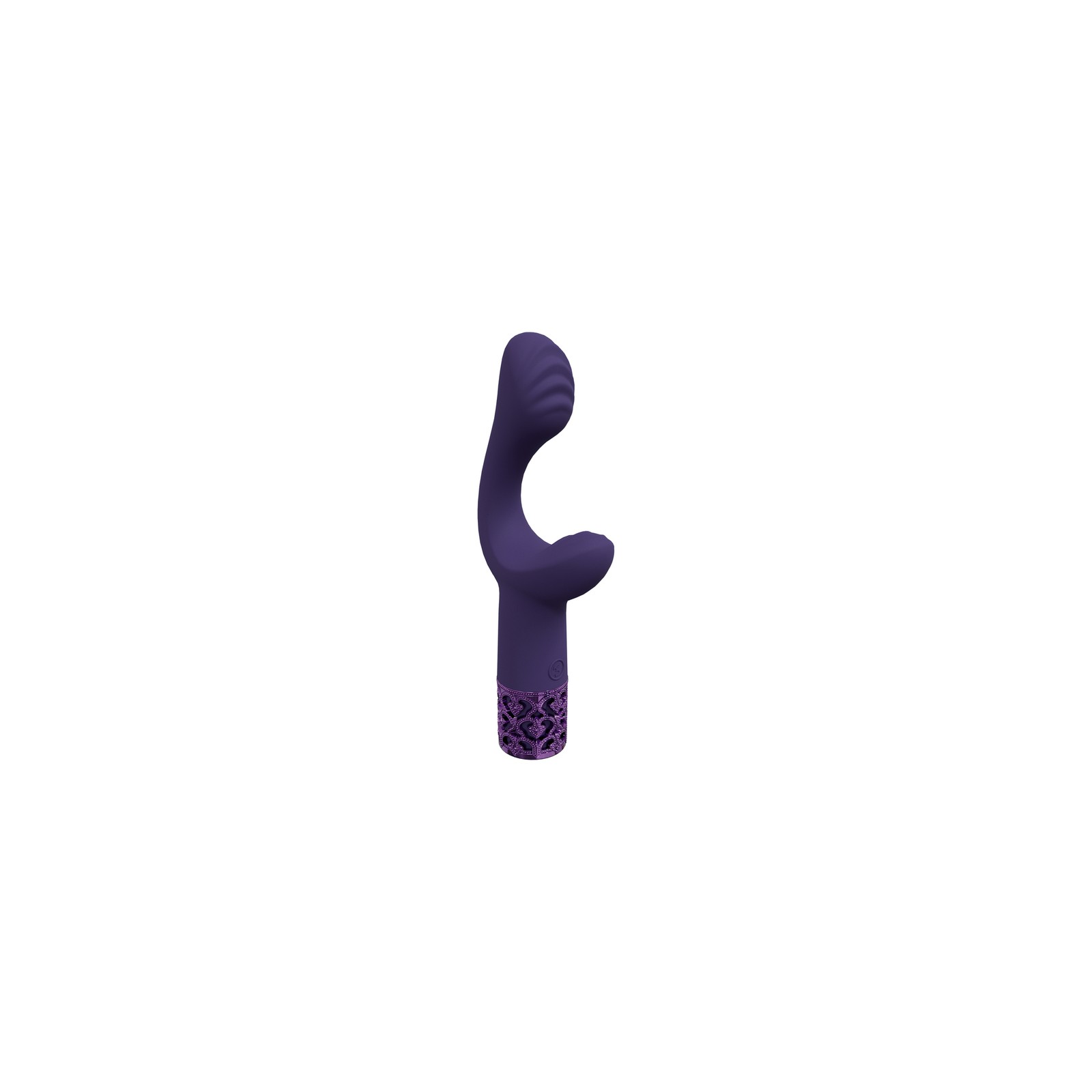 Royal Gems Majestic Silicone Rechargeable Vibrator in Purple