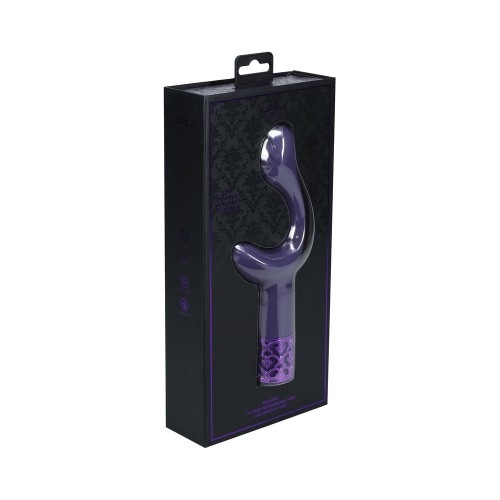 Royal Gems Majestic Silicone Rechargeable Vibrator in Purple