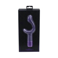 Royal Gems Majestic Silicone Rechargeable Vibrator in Purple