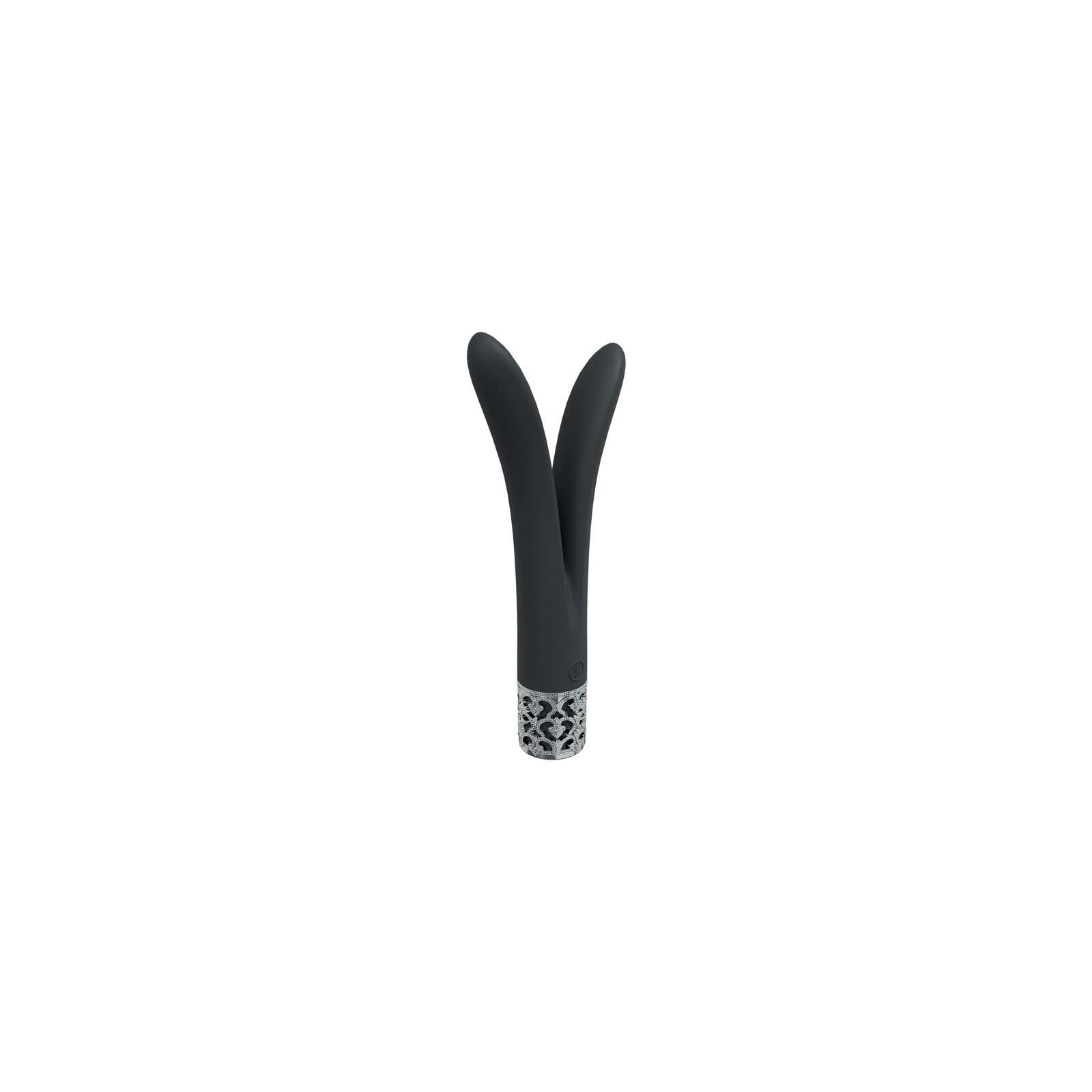 Vibrador Recargable Dueling Queens Negro de Royal Gems