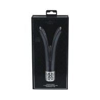 Royal Gems Dueling Queens Vibrator Black Rechargeable