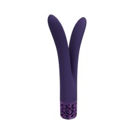 Royal Gems Dueling Queens Vibrator Purple