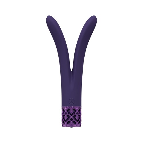 Royal Gems Dueling Queens Vibrator Purple