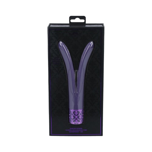 Royal Gems Dueling Queens Vibrador Púrpura