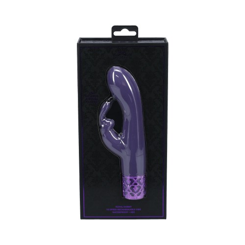 Royal Rabbit Silicone Vibrator Purple