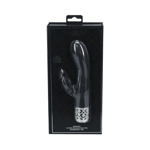 Royal Gems Monarch Silicone Vibrator Black