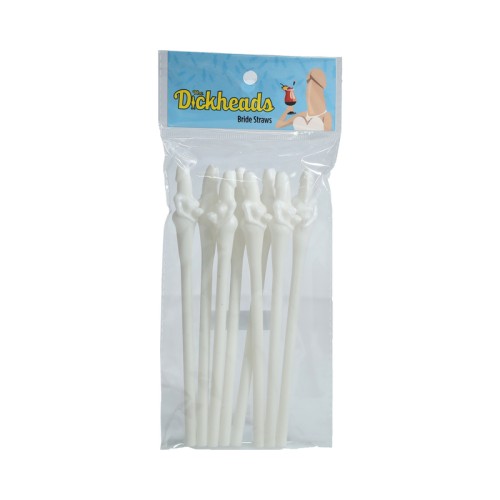 The Dickheads Bride Straws for Fun Parties