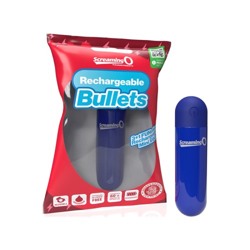 Screaming O Rechargeable Bullets Blue - Explore now