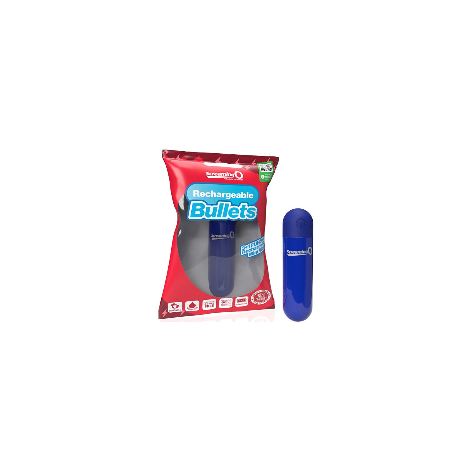 Screaming O Rechargeable Bullets Blue - Explore now