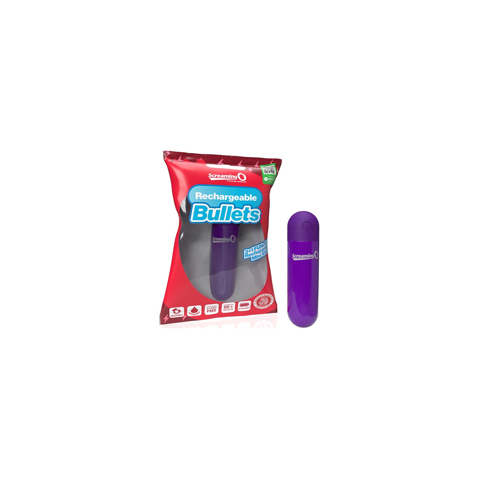 Screaming O Rechargeable Bullet Vibro Purple