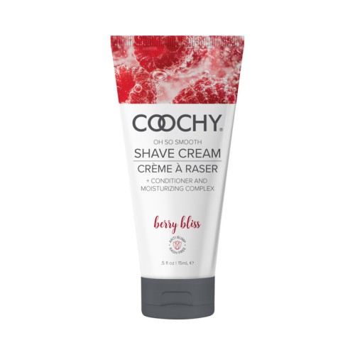 Coochy Berry Bliss Shave Cream - 0.5 oz Refreshing Formula