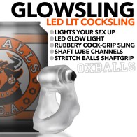 OxBalls Glowsling Cocksling Led Clear Ice - Order Now