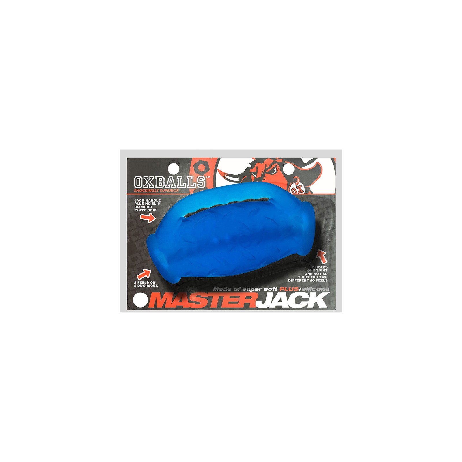 OxBalls Masterjack Doble Penetración Jo Hielo Azul