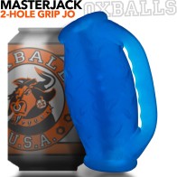 OxBalls Masterjack Doble Penetración Jo Hielo Azul