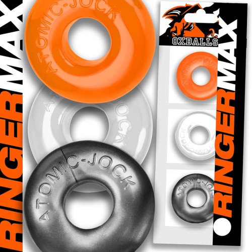 OxBalls Ringer Max 3-Pack Cock Rings for Ultimate Pleasure