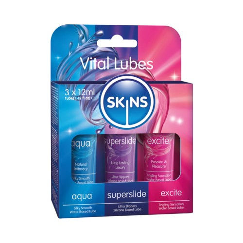 Skins Vital Tubos Muestra 12 ml Paquete de 3