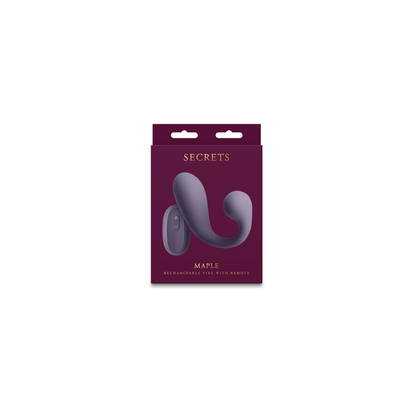 Secrets Maple Vibe Insertable Calentable con Control Remoto Gris