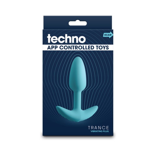 Techno Trance App-Controlled Vibrating Plug