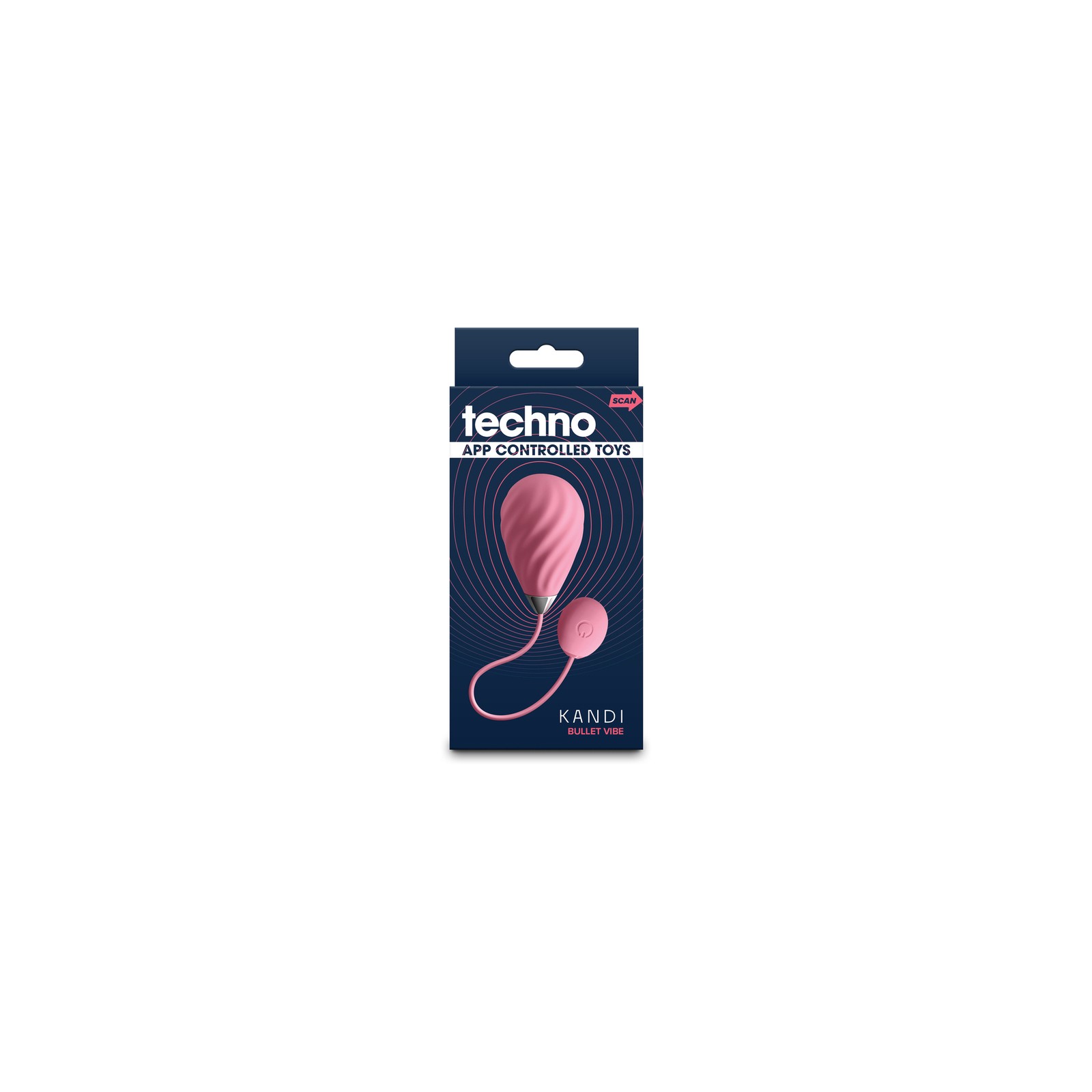 Techno Kandi App-controlled Insertable Vibe Pink