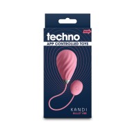 Vibrador Insertable Controlado por App Kandi Rosa