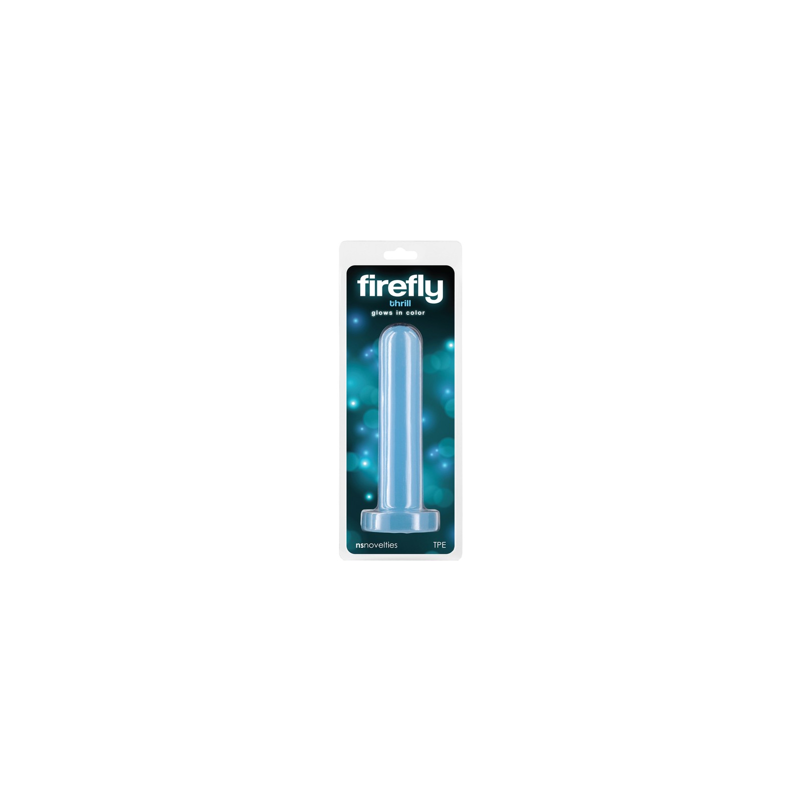 Dildo Brillante Glow-in-the-Dark Firefly Thrill Azul