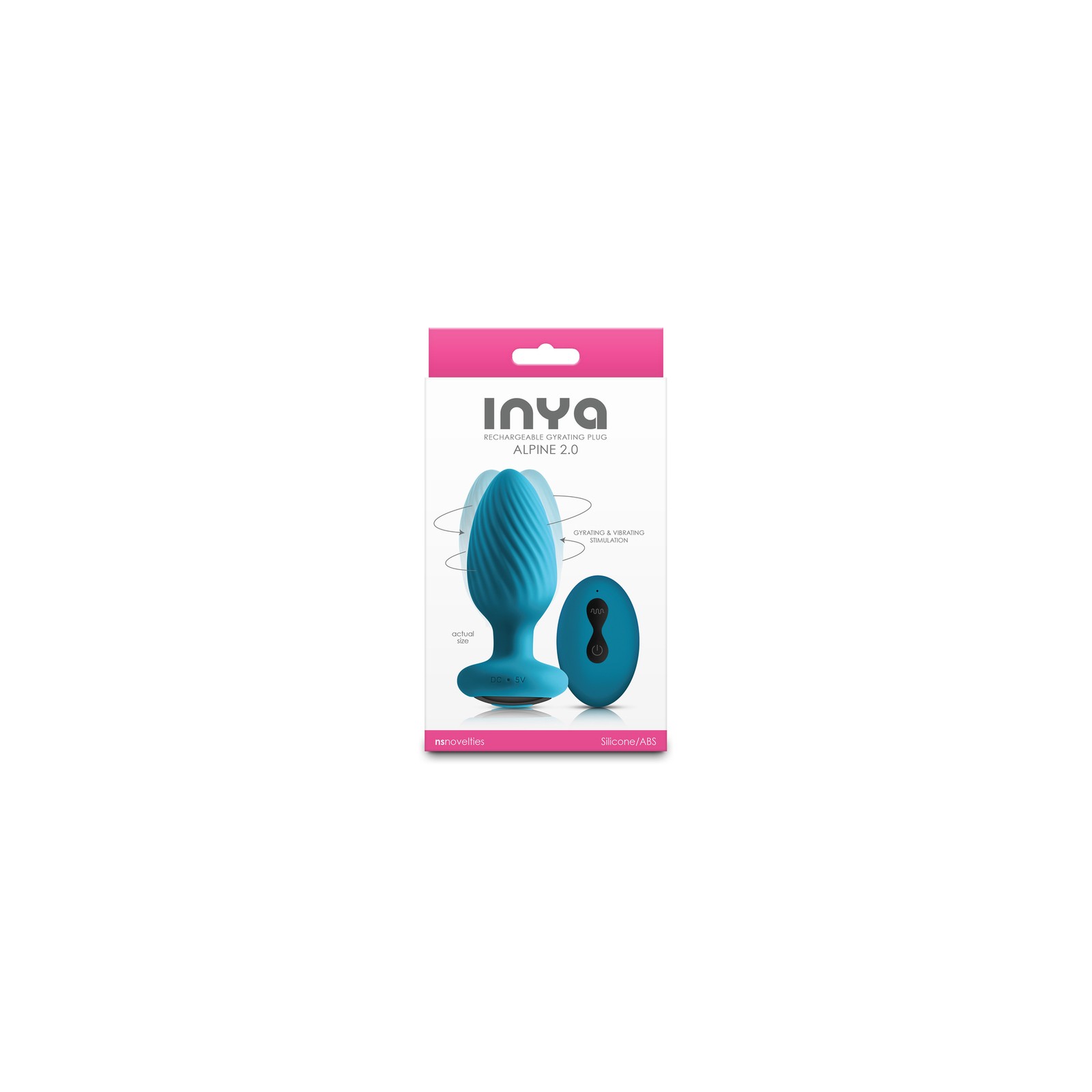 INYA Alpine 2.0 Gyrating Vibrating Plug with Remote Control