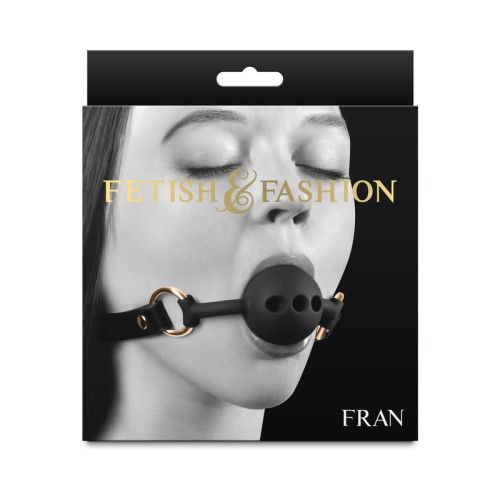 Gag de Bola Negro Fetish & Fashion para BDSM