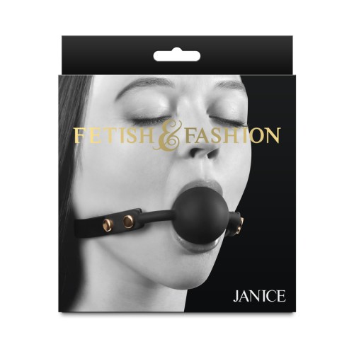 Fetish & Fashion Janice Ball Gag for Tantalizing Restraint