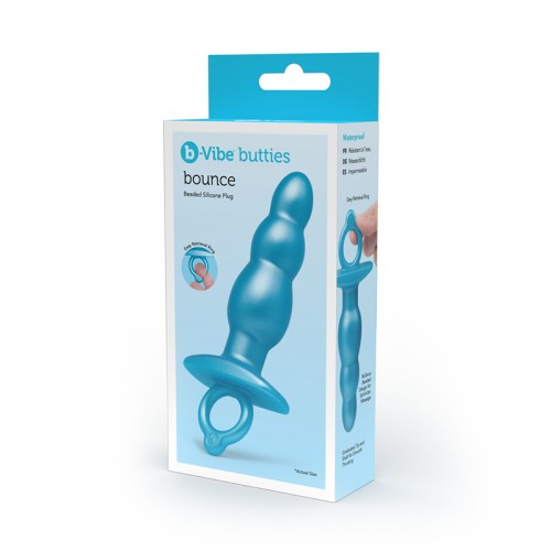 b-Vibe Butties Plug Anal de Silicona con Perlas