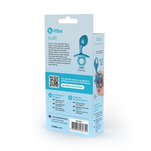 b-Vibe Butties Bulbo Silicona Plug Prostático