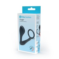 b-Vibe Butties Ringer Anillo C & Plug Prostático - Doble Sensación