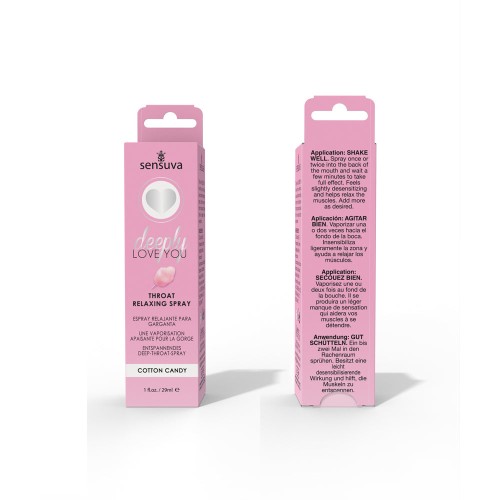 Sensuva Spray Relajante para la Garganta Deeply Love You