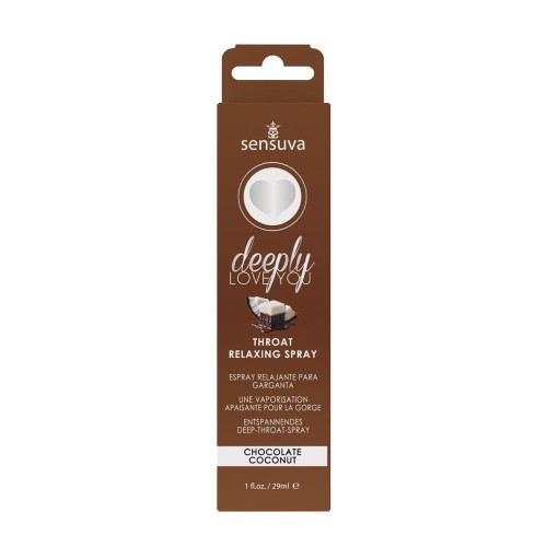 Sensuva Spray Relajante para la Garganta - Chocolate Coco 1 oz.