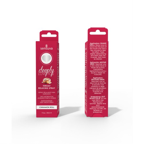 Spray Relajante para Garganta Sensuva Deeply Love You para Placer Más Profundo