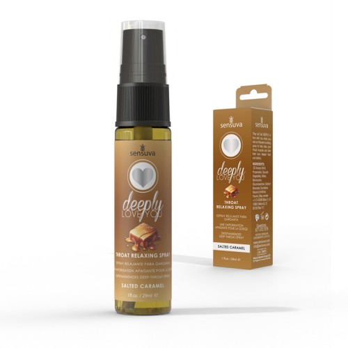 Sensuva Deeply Love You Throat Relaxing Spray Salted Caramel 1 oz