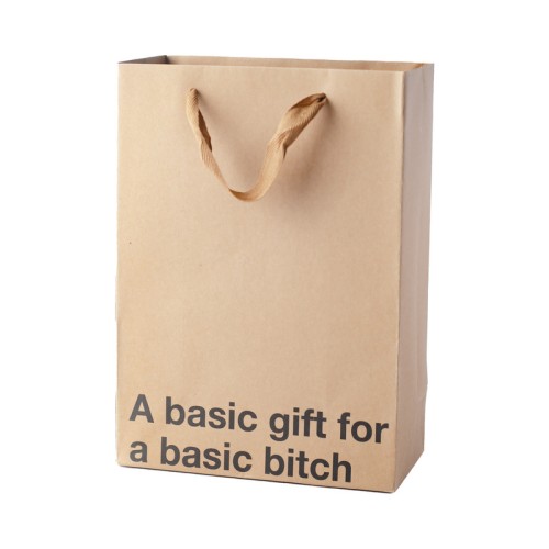 Bolsas de Regalo Sarcásticas Un Regalo Básico 3pk