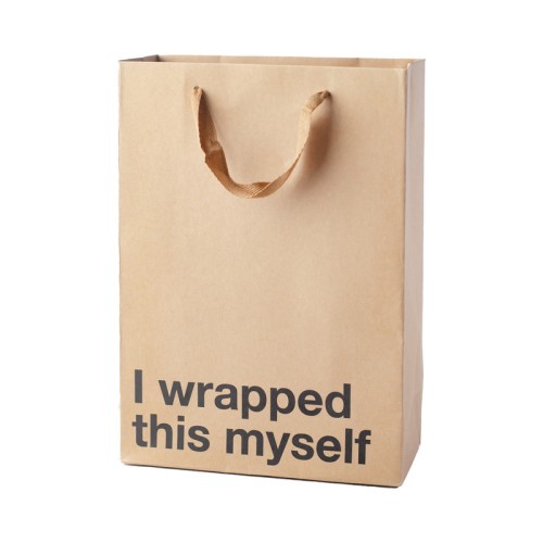 Snarky Gift Bags Wrapped This Myself - Perfect for Gag Gifts