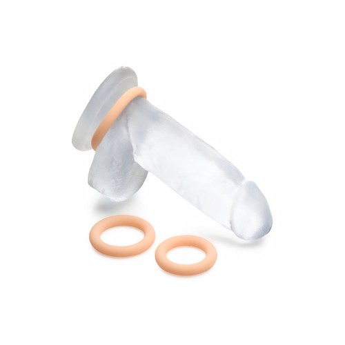 Jock Silicone Cock Ring 3-Piece Set Light Skin