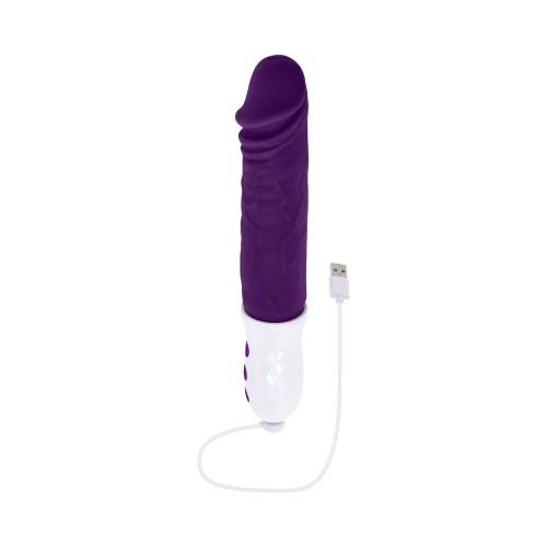 Evolved Plum Thrust Rechargeable Vibrator