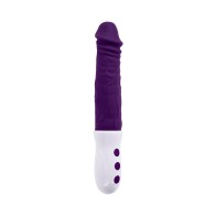 Evolved Plum Thrust Rechargeable Vibrator