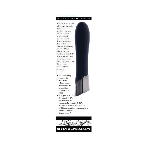 Vibrador Petite Back In Black Evolved