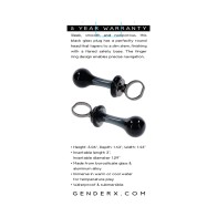 Gender X Blow Pop Glass Plug - Elegant Design